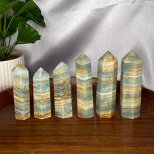 Load image into Gallery viewer, Blue Banded Calcite Towers