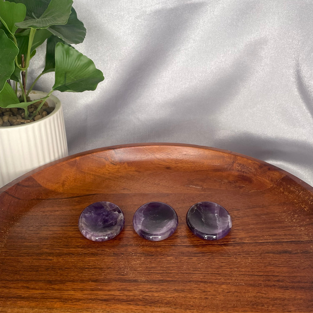 Amethyst Worry Stones