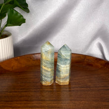 Load image into Gallery viewer, Blue Banded Calcite Towers
