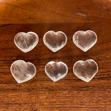 Load image into Gallery viewer, Clear Quartz Mini Hearts
