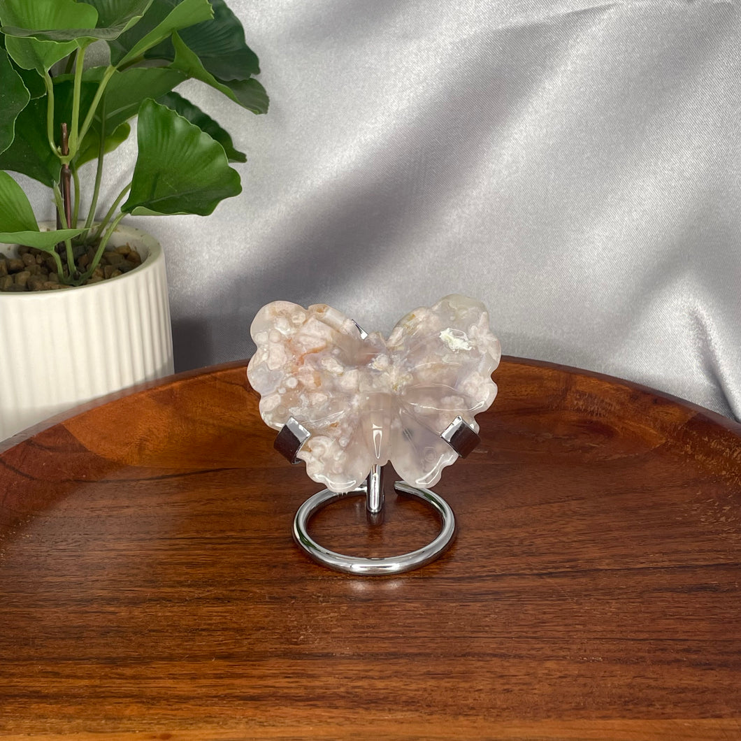 Flower Agate Butterfly