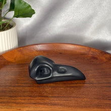 Load image into Gallery viewer, Black Obsidian Raven Skull
