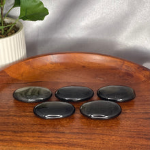 Load image into Gallery viewer, Gold Sheen Obsidian Palm Stone
