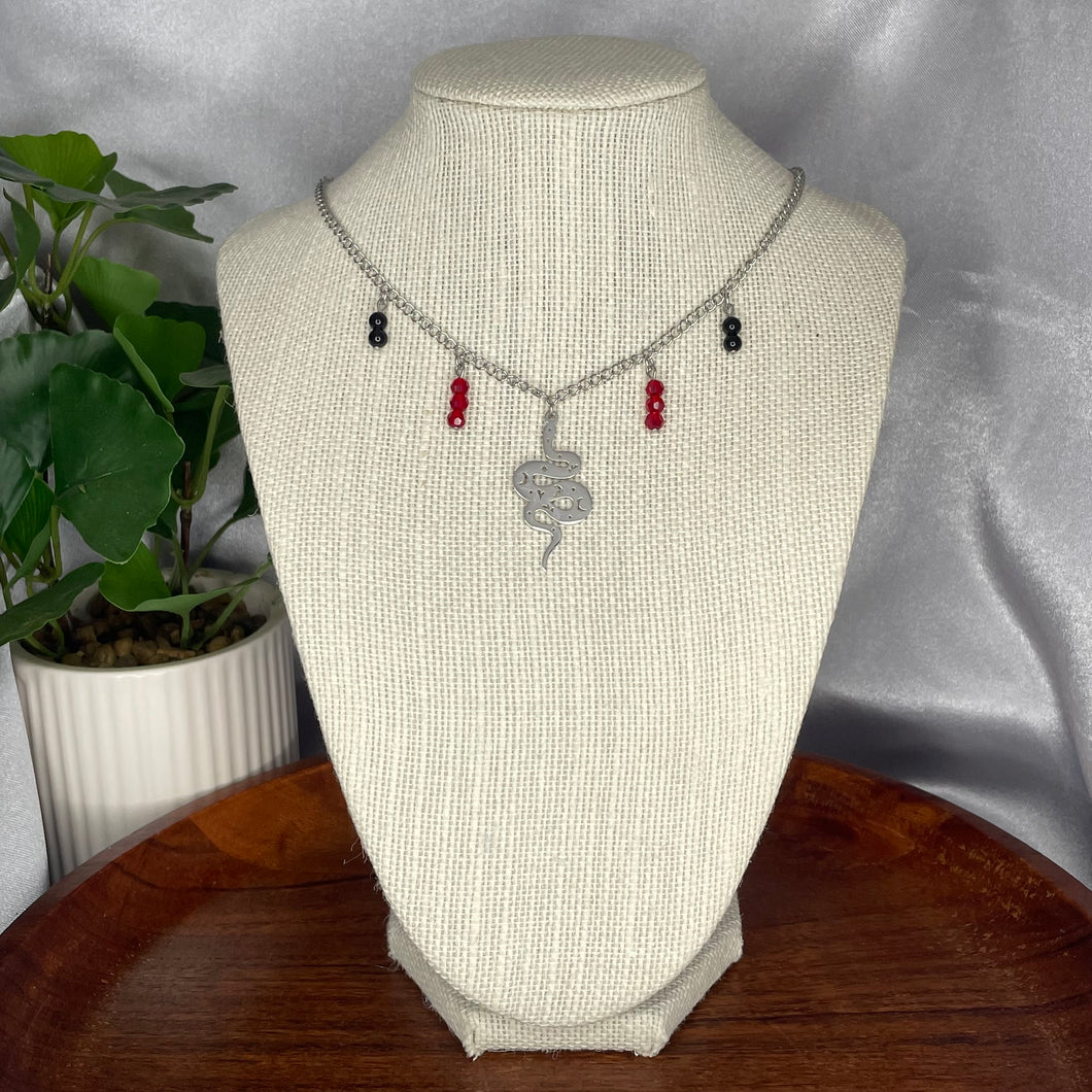 Snake Charm Necklace