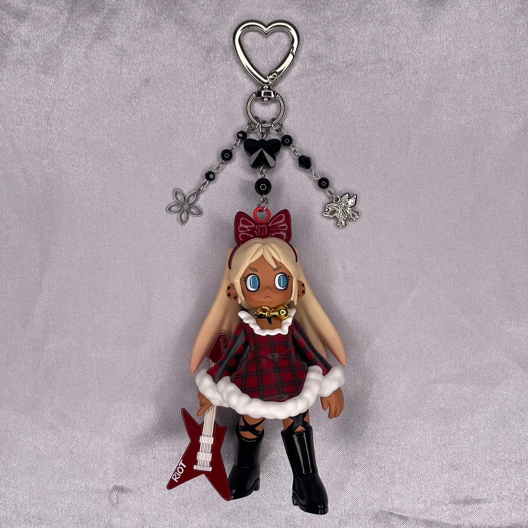 Peach Riot Holiday Mixtape Series Keychain