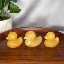 Load image into Gallery viewer, Orange Calcite Medium Ducks
