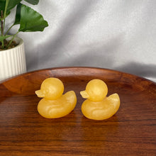 Load image into Gallery viewer, Orange Calcite Medium Ducks
