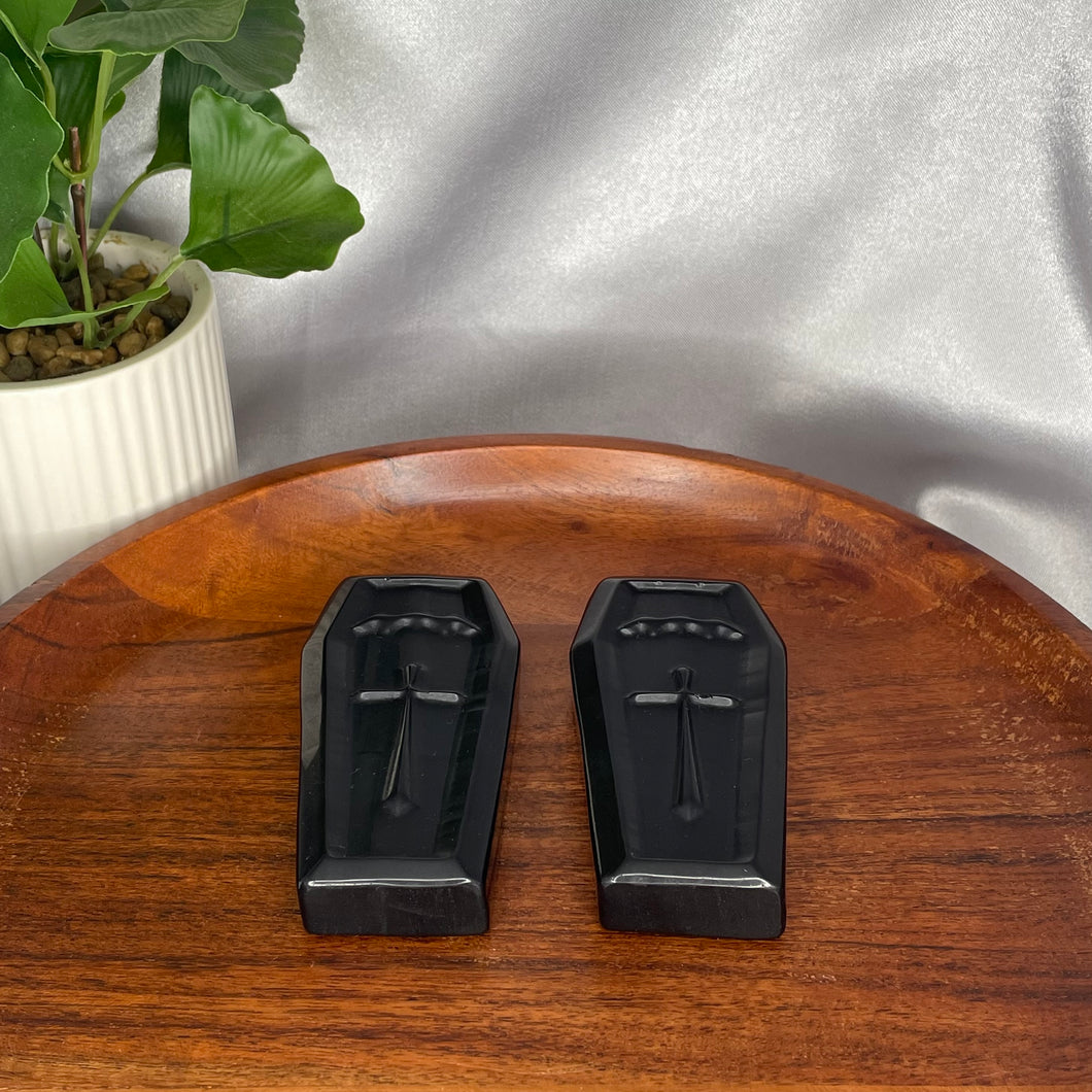 Black Obsidian Coffin