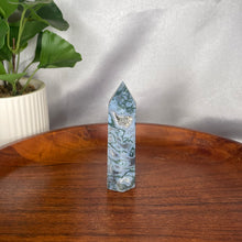 Load image into Gallery viewer, Moss Agate Towers
