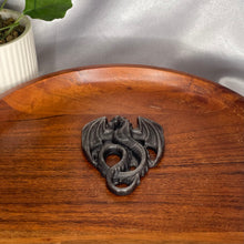 Load image into Gallery viewer, Silver Sheen Obsidian Dragon
