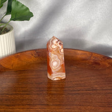Load image into Gallery viewer, Carnelian x Flower Agate Tower
