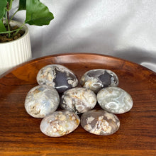 Load image into Gallery viewer, Flower Agate Palm Stones
