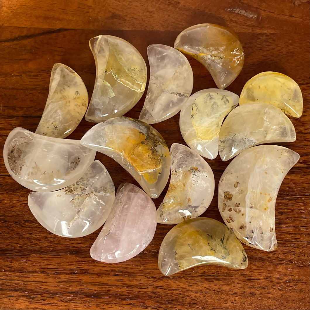Dendritic Quartz Moon