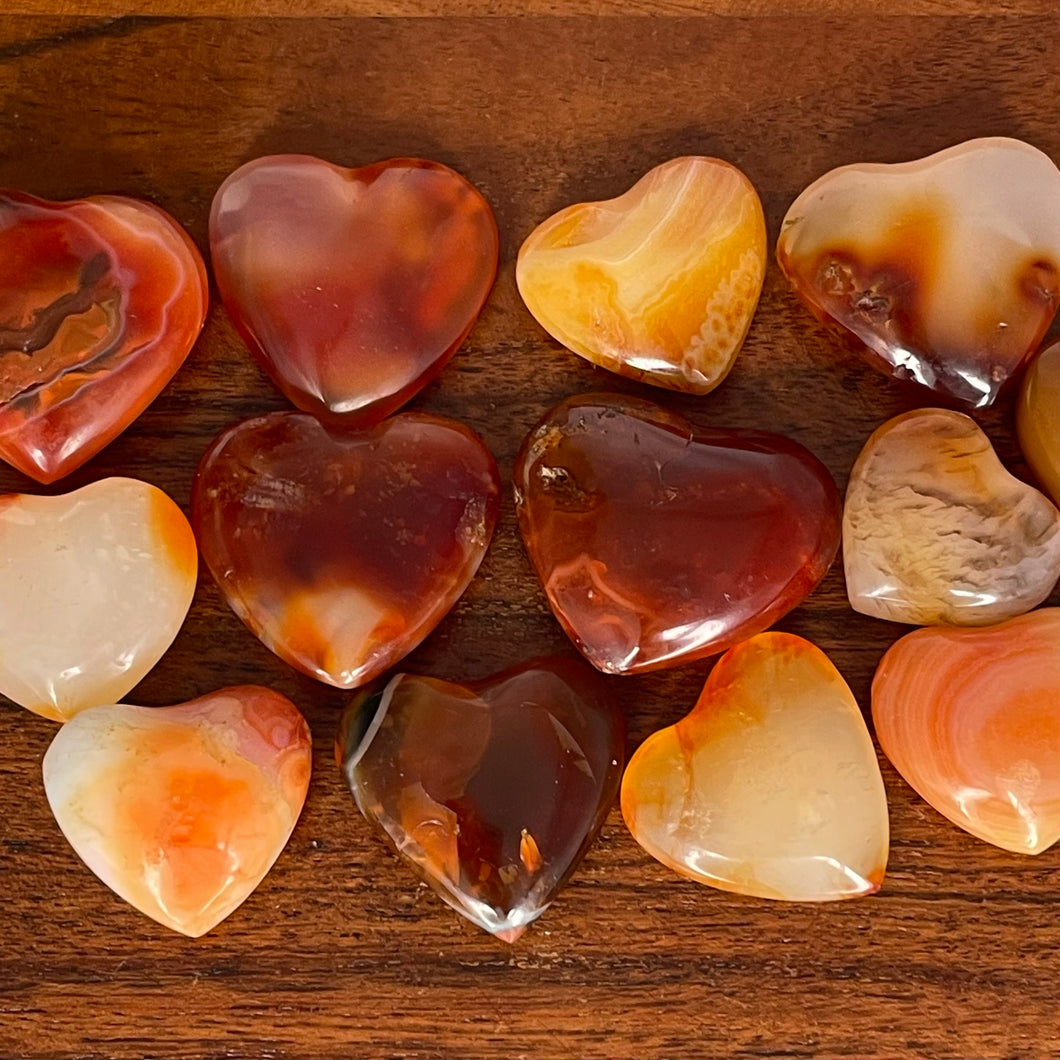 Carnelian Mini Heart