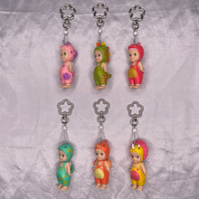 Load image into Gallery viewer, FAKE Sonny Angel Keychains - Dinosaur Series
