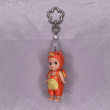Load image into Gallery viewer, FAKE Sonny Angel Keychains - Dinosaur Series
