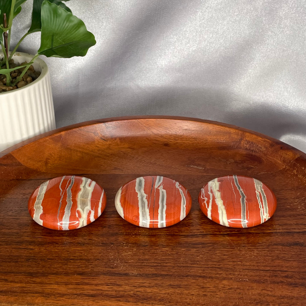 Red Jasper Palm Stones