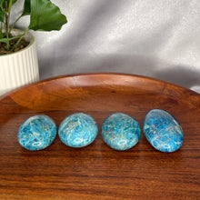 Load image into Gallery viewer, Blue Apatite Palm Stones
