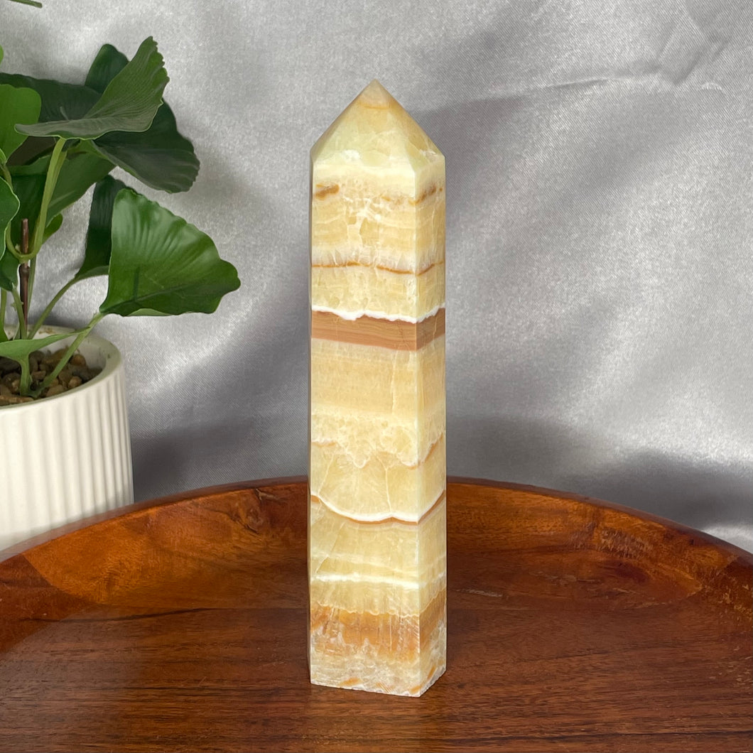 Orange Calcite Tower