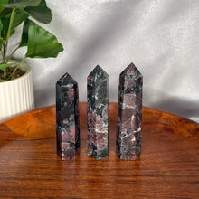 Load image into Gallery viewer, Garnet &amp; Arfvedsonite Towers
