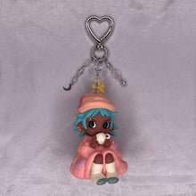 Load image into Gallery viewer, Peach Riot Sleepover Series Keychain
