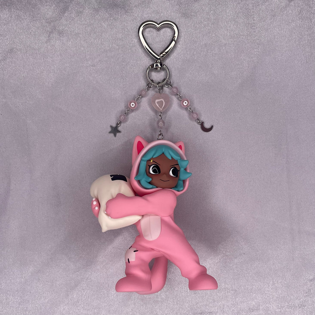 Peach Riot Sleepover Series Keychain