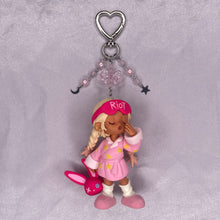 Load image into Gallery viewer, Peach Riot Sleepover Series Keychain

