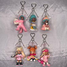 Load image into Gallery viewer, Peach Riot Sleepover Series Keychain
