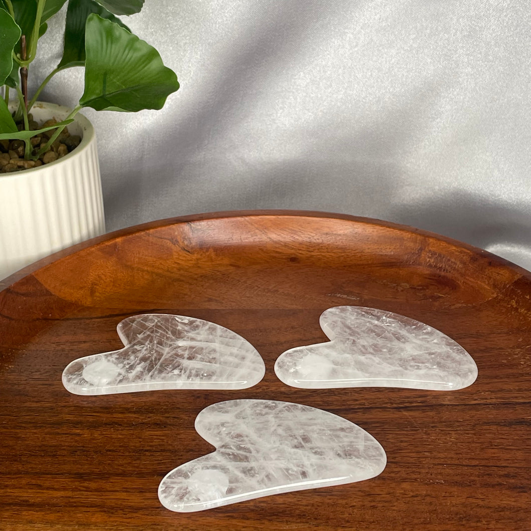 Clear Quartz Gua Sha