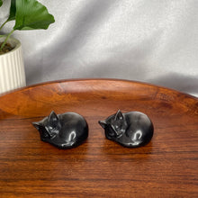 Load image into Gallery viewer, Silver Sheen Obsidian Cats
