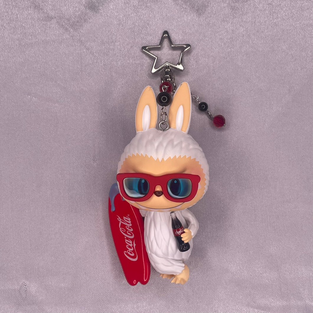 Coke Labubu Keychain - Surf with me