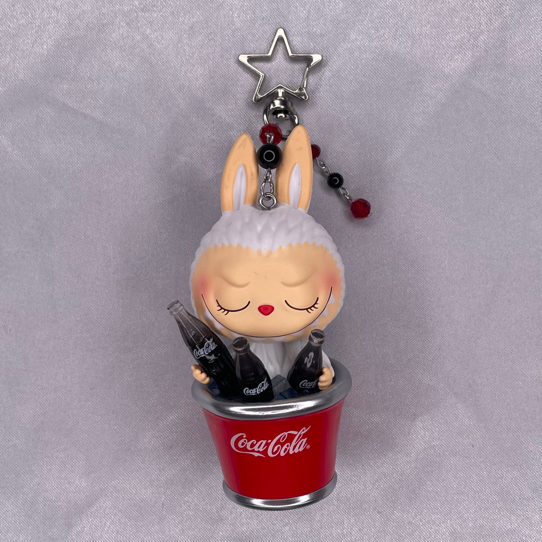 Coke Labubu Keychain - Time to cool down