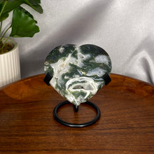 Load image into Gallery viewer, Moss Agate Hearts
