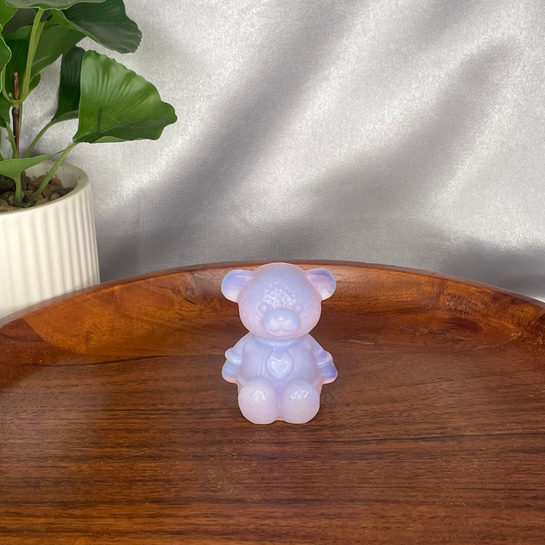 Pink Opalite Bear (Manmade)