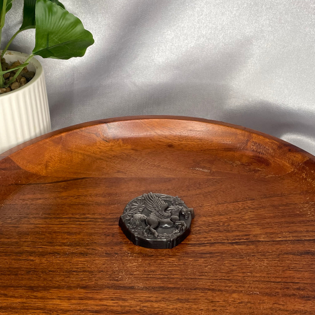 Silver Sheen Obsidian Unicorn